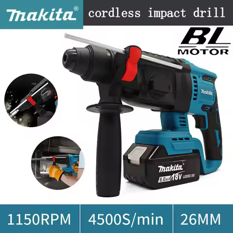 Original Makita DHR242 18V Brushless Rotary Hammer 2J Impact 24mm Concrete 4700 IPM 3 Mode Heavy Dut