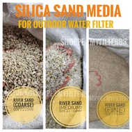 SILICA SAND OUTDOOR WATER FILTER / HIGH QUALITY RIVER SAND