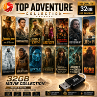 14 Adventure Blockbuster Movies in 1 USB | 32GB HD Movie Collection thumb drive Flush USB 32GB avata