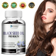 Pslalae Black Cumin Seed Oil Supplement for Hair, Skin, Cardiovascular Health and Immune Health