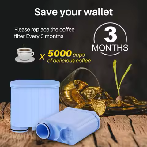 Philips Saeco AquaClean Coffee Machine Replacement Water Filter Compatible CA6903 CA6907 Long Lastin