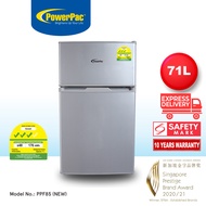 PowerPac 2 Door Mini Bar Fridge with Freezer 71L (PPF85)