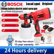 100% Original Bosch Cordless Electric Spray Gun Rechargeable Lithium Electric Paint Spray Gun Paint 