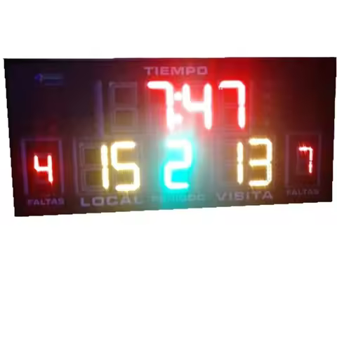 Portable Digital Scoreboard with Remote Electronic Tennis Score Board for Volleyball Basketball Foot