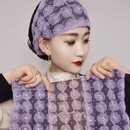 Women Hat topi lace topi penutup rambut scarf kepala Muslim topi ibu