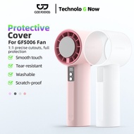 GOOJODOQ Protective Cover Washable Silicone Mini Fan GFS006
