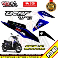 Striping Motor Beat Fi 2013 - 2015 Variasi Desain Petronas