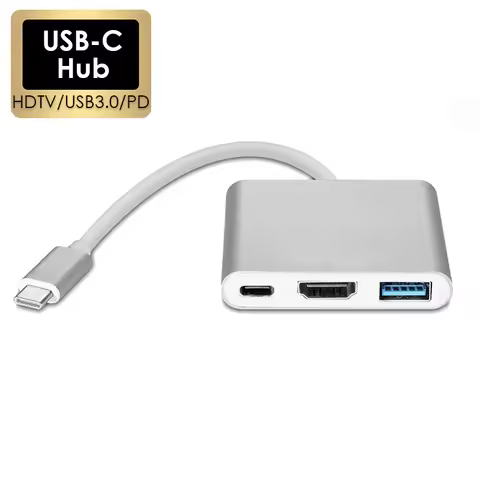 USB-C Extender Hub Thunderbolt 3 Adapter USB Type C Hub to HDMI-compatible 4K USB-C Dock PD Charging