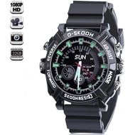 32GBCSKOOH Mini Camera Watch 1080P Jam Tangan Kamera Spy Waterproof Night Vision Perekam Vidio Poto