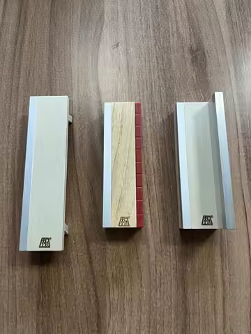 Mini Fingerboard Ramp Set Portable Quarter Pipe & Rail for Tech Deck Practice Desktop Skate Park Obs