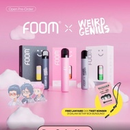 PODS SYSTEM - BUNDLING - Foom x WEIRD GENIUS Pod Kit + 15ml Liquid by Foom Lab Pods Paket ECMR