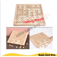 Wooden Hundred Board/1 To 100 Numbers/ 1-100 counting/Montessori Kids Math Learning