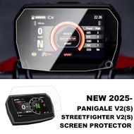 E 2025- For Ducati Streetfighter V2/S Instrument Film 2025- Panigale V2/S Motorcycle Scratch Cluster