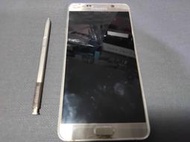 零件手機不過電 附筆背蓋裂 三星Samsung Galaxy Note5 SM-N920F筆和手機各390 合購750