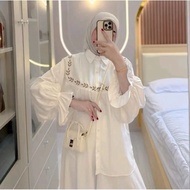 FLORIN WOMEN'S BLOUSE WITH RAYON TWILL EMBROIDERY Blouse Women