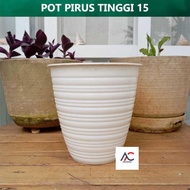 Tapered wasp pot MT 15 white Tall Wasp Pot/ 15 Tall Honey Pot 15/ Tapered Flower Pot Turquoise Pot