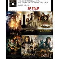S1【𝑵𝑶 𝑪𝑫】[6 MOVIES] Lord Of The Rings & Hobbit (2001-2014) Bluray 1080P Eng,Mly,Chi,Tmil NO DVD Movi