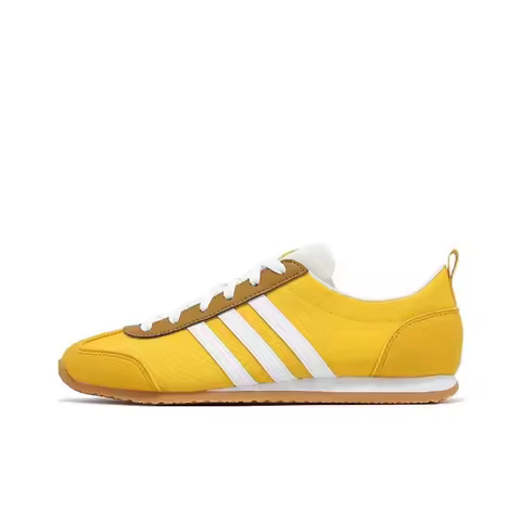 Adidas VS JOG 2.0 Low top Casual Shoes Unisex Yellow White JP5760