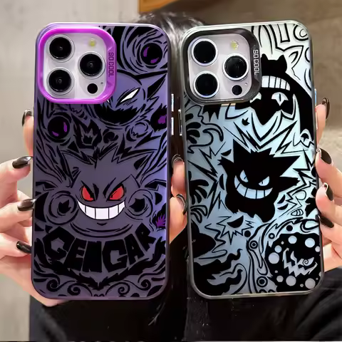 Anime P-Pokemon Gengar PC Phone Case for Xiaomi Redmi Note 14 14S 13 12 11 Pro Plus 4G 5G 12S 11S 10