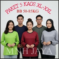 Package of 5 long-sleeved t-shirts,/ farmer t-shirts,/ project t-shirts, gardening t-shirts, wet t-s