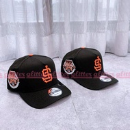 New Era Glitternew 9FIFTY UPSIDE DOWN Flip A-Frame Giants Hard Top Back Buckle Cap