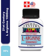 21st Century L Arginine 1000mg 30s