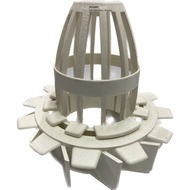 6" UPVC Debris Trap - White DEB06