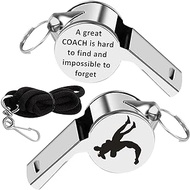 KEYCHIN Wrestling Coach Whistle with Lanyard A Great Coach is Hard to Find and Impossible to Forget Whistles Wrestling Game Gifts