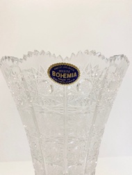 Bohemia Crystal Vase - Czechoslovaskia 捷克水晶花瓶