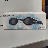 ONE HOME STORE - Speedo 中性成人泳鏡 (黑色) 800度近視泳鏡 游泳 水上活動 泳池 旅行 度假