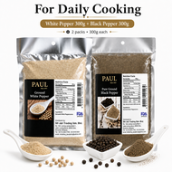 Sarawak Pepper Powder Bundle | Pure Black Pepper Powder 300g + White Pepper Powder Halal 300g