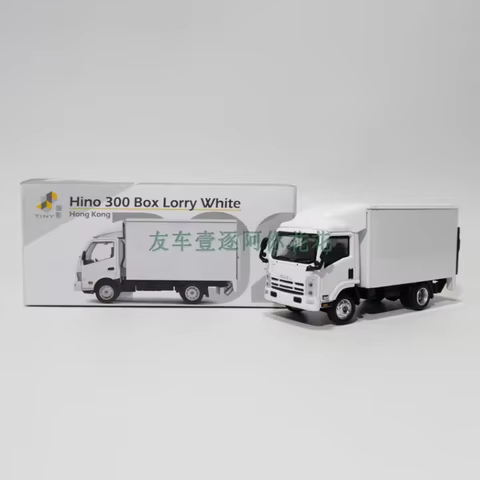 TINY 1/64 Scale P02 HINO 300 BOX Lorry Alloy Model Adult Classic Collection Souvenir Display Gift