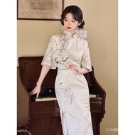 Elegant Summer Qipao - Fresh & Traditional Style| Iris Design IEE7