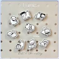 9pcs cat refrigerator magnets/hanging boards decorative accessories/3D ornaments/Message boards/Offi