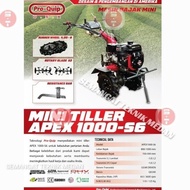 APEX 1000-S6 MESIN TRAKTOR BAJAK SAWAH KEBUN MINI TILLER PROQUIP