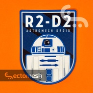 Star Wars R2-D2 Astromech Droid Badge - Vinyl Waterproof Sticker