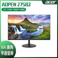 【10週年慶10%回饋】ACER AOPEN 27SB2 薄邊框螢幕 (27吋/FHD/HDMI/喇叭/VA)