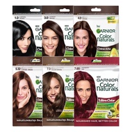 Garnier Color Naturals 30ml. ครีมเปลี่ยนสีผมถาวร สีผมการ์นิเย่ สีย้อมผมการ์นิเย่ ยาย้อมผมgarnier