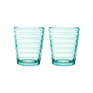 [Hieno] Iittala Aino Aalto Tumbler 22cl 2pc (Water Green) | Finnish Design | Nordic Glassware | Aino