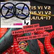 ENKEI 4 BATANG CUSTOM SPORT RIM SIAP BEARING Y15 Y15ZR Y16 Y16ZR 1.4/1.4-17 {COMBO SET }