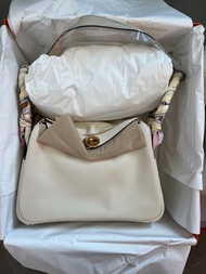 Hermes Lindy 26 Swift nata/lime GHW