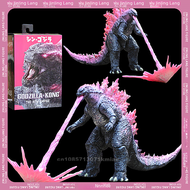 Godzilla VS King Kong 2หุ่นอะนิเมะ shm Godzilla Action Figurine PVC โมเดล16ซม. ตุ๊กตาสำหรับสะสมของเล่นตกแต่งห้องร่วมเคลื่อนย้ายได้