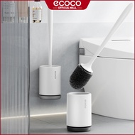 Ecoco Antimicrobial Toilet Brush with Round Head Effortless Deep Cleaning and Scratch-Free Ecoco Toi