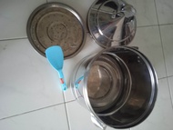 dandang nasi 3 kg free centong sablukan stainless steel