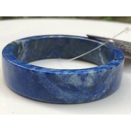 16.27 Wai Natural Afghanistan Sprinkled Gold Lapis Lazuli Bracelet Jade Square Princess Jewelry