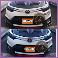 ∏ ◒ ☑ Toyota Vios 2014 NCP150 Front Bumper Grile Grille Garnish Chrome GRILL LINING moulding 2014 2