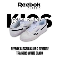 Reebok Classic Club C Revenge Trainers Shoes White Black