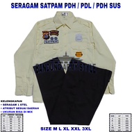 Seragam security terbaru / Seragam PDH terbaru LENGKAP / Seragam Security Coklat / Seragan security