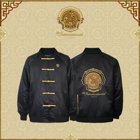 Dota2 TI2026 Tournament Player Jacket Traditional Chinese Buttons Embroidered Coat The International