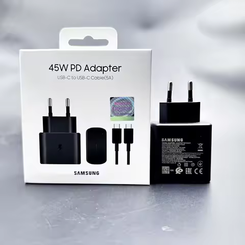 Samsung 45W Charger Super Fast Charge Adapter Type C Cable For Galaxy S24 S23 S22 S21 S20 Note 20 Ul